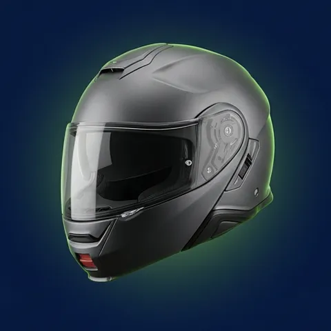 Casco rebatible gris grafito