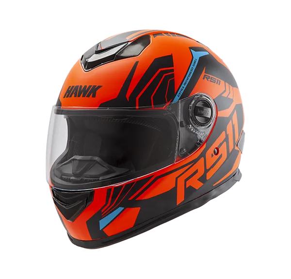Casco Hawk RS11 Revo naranja flúor